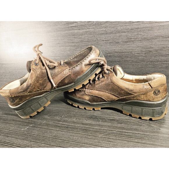 ECCO Men\'s Track 25 Low GORE-TEX Brown Leather Size Us 8-8.5 EU 42 main image 4